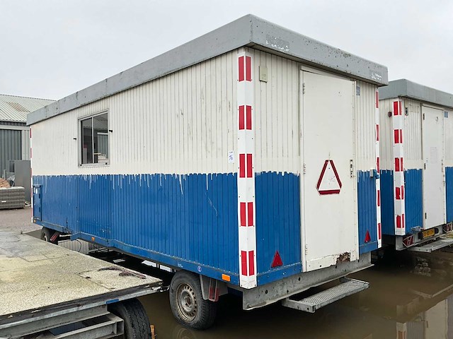 Kuiper bouwkeet op aanhangwagen - afbeelding 1 van  7