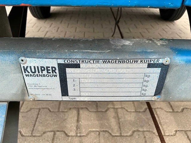 Kuiper kupa2003 schaftwagen - afbeelding 5 van  20