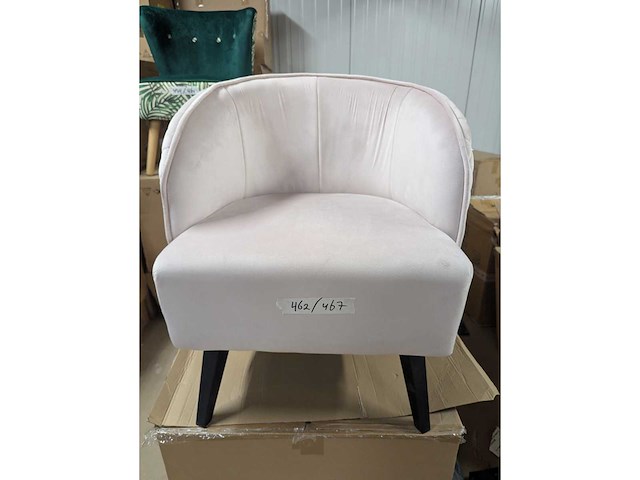 Kuipstoel blush pink - afbeelding 2 van  3