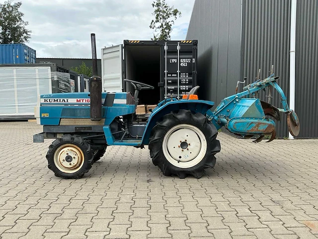 Kumiai / mitsubishi mt1601d 4x4 minitractor - afbeelding 17 van  21