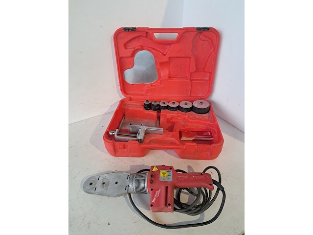 Kunsstoflasapparaat 20-63mm 230v rothenberger, roweld p63-s6, bouwjaar 2017 - afbeelding 1 van  15