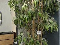 Kunst bamboeplant, hoogte ca. 270 cm. - afbeelding 2 van  3