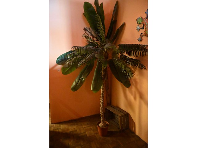 Kunst (palm) plant (3x) - afbeelding 1 van  4