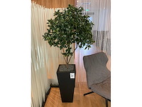 Kunst plant met pot (2x) - afbeelding 5 van  6