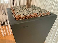 Kunst plant met pot (2x) - afbeelding 6 van  6