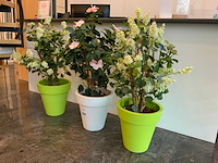 Kunst planten met pot (3x) - afbeelding 2 van  3