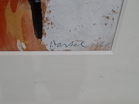 Kunst schilderijen beelden, a. lutgerink, gouache viii, 1964 - afbeelding 4 van  7