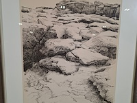 Kunst schilderijen beelden kunst, a. van lieshout, col de la vayede 4/12, 1974 - afbeelding 4 van  7