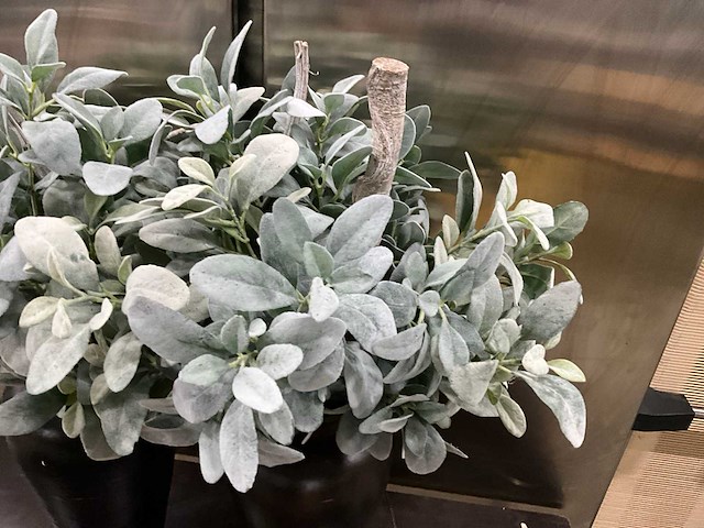 Kunstbloemen in vaas (2x) - afbeelding 4 van  6