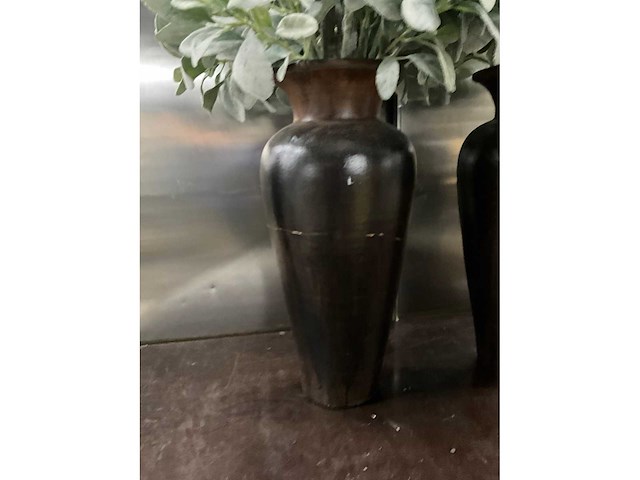Kunstbloemen in vaas (2x) - afbeelding 6 van  6