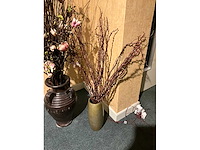 Kunstbloemen in vaas (2x) - afbeelding 3 van  6