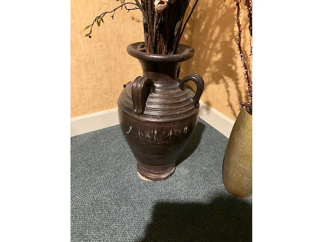 Kunstbloemen in vaas (2x) - afbeelding 5 van  6
