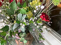 Kunstbloemen in vaas - afbeelding 4 van  5