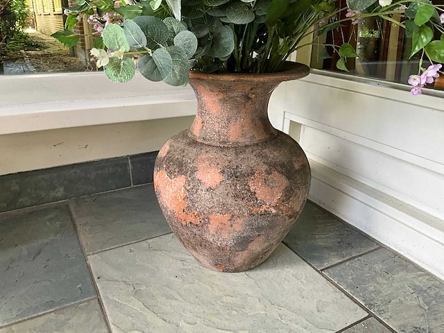 Kunstbloemen in vaas - afbeelding 5 van  5