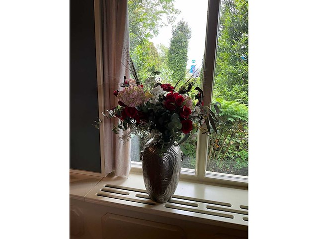 Kunstbloemen in vaas - afbeelding 2 van  6