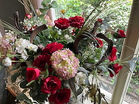 Kunstbloemen in vaas - afbeelding 4 van  6