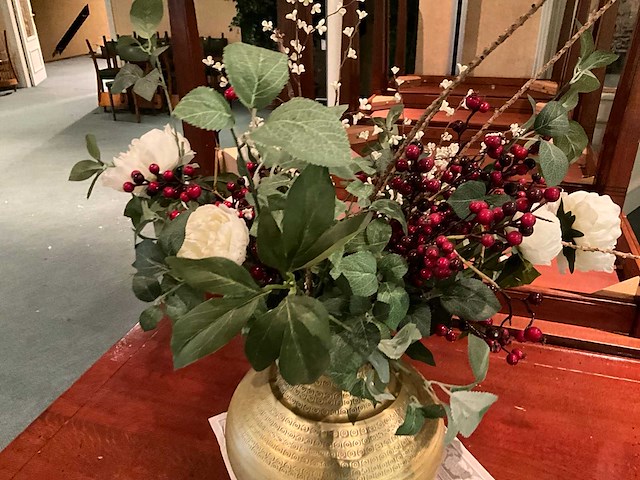 Kunstbloemen in vaas - afbeelding 3 van  5