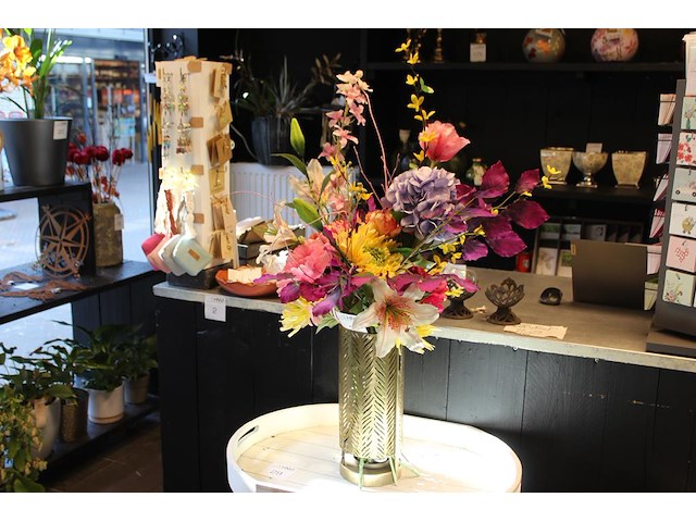 Kunstbloemenboeket met hoogte 100 cm. - afbeelding 1 van  3