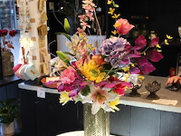 Kunstbloemenboeket met hoogte 100 cm. - afbeelding 2 van  3