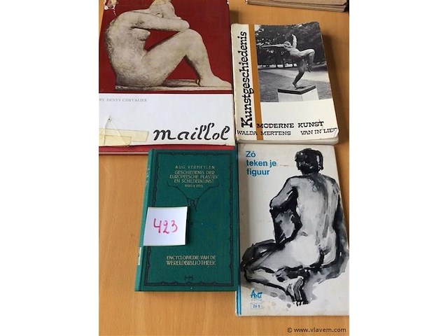 Kunstboeken 4st - afbeelding 1 van  3