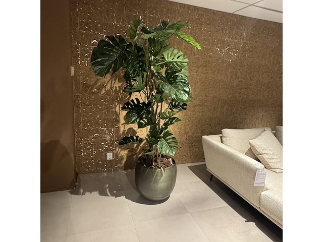 Kunstboom in pot colours&green, split philo - afbeelding 1 van  5
