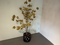 Kunstboom in pot, geel/groen - afbeelding 1 van  5