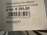 Kunstboom in pot, geel/groen - afbeelding 2 van  5