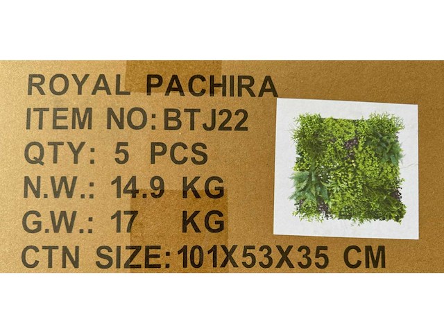 Kunsthaag wand paneel (2x) - afbeelding 3 van  11