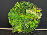 Kunsthaag wand paneel rond (2x) - afbeelding 5 van  12