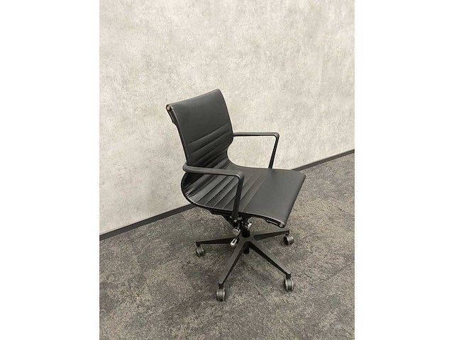 Kunstlederen bureaustoel zwart - afbeelding 8 van  11