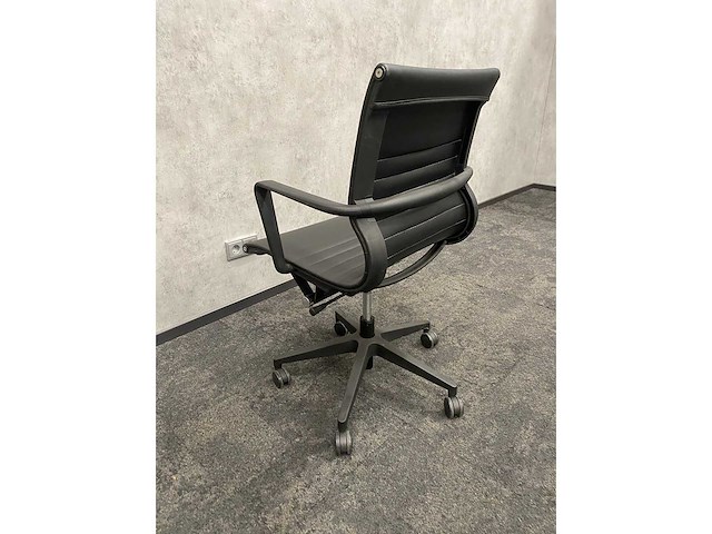 Kunstlederen bureaustoel zwart - afbeelding 11 van  11