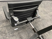 Kunstlederen bureaustoel zwart - afbeelding 3 van  11