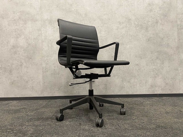 Kunstlederen bureaustoel zwart - afbeelding 5 van  11