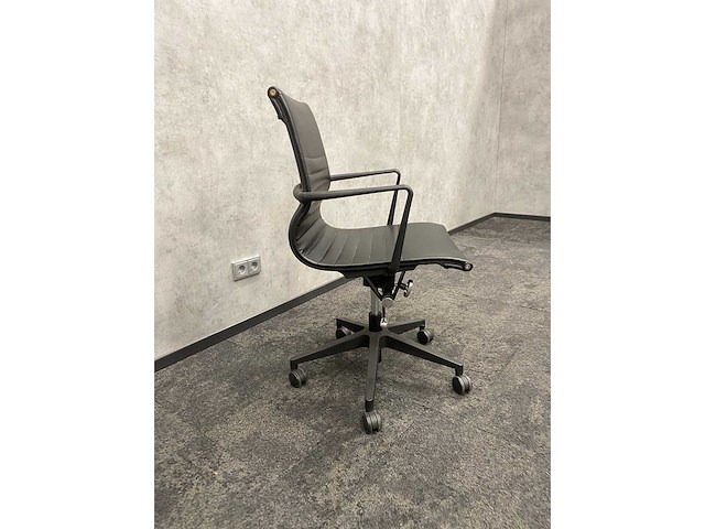 Kunstlederen bureaustoel zwart - afbeelding 9 van  11