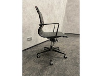 Kunstlederen bureaustoel zwart - afbeelding 10 van  11