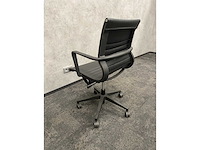 Kunstlederen bureaustoel zwart - afbeelding 11 van  11