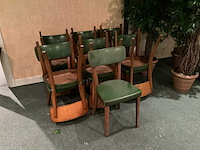 Kunstlederen caféstoelen (13x) - afbeelding 1 van  6