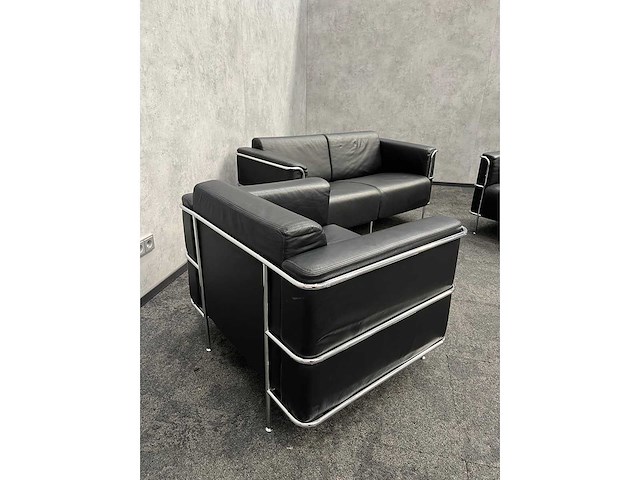 Kunstlederen design loungeset - afbeelding 6 van  10