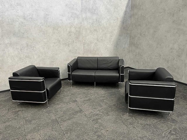 Kunstlederen design loungeset - afbeelding 1 van  10