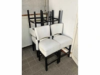 Kunstlederen halfhoge barstoelen (6x) - afbeelding 6 van  6