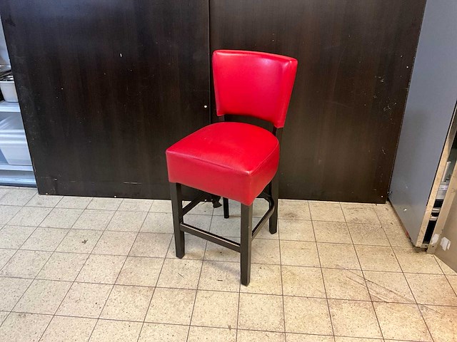 Kunstlederen halfhoge barstoelen (6x) - afbeelding 1 van  6