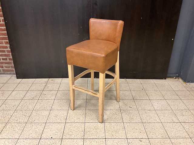 Kunstlederen kruk - afbeelding 1 van  3