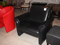 Kunstlederen love set breedte 102 cm. - afbeelding 1 van  2