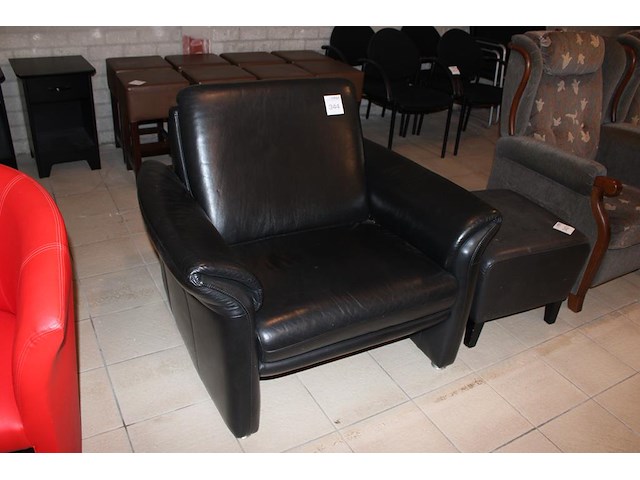 Kunstlederen love set breedte 102 cm. - afbeelding 2 van  2