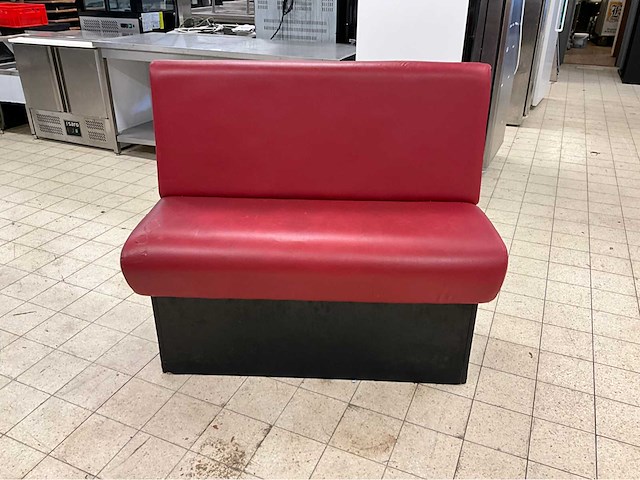 Kunstlederen restaurantbank - afbeelding 1 van  6
