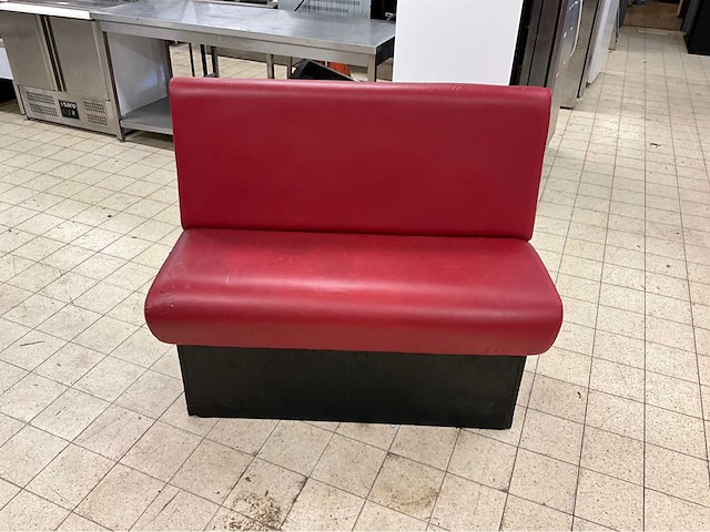 Kunstlederen restaurantbank - afbeelding 2 van  6