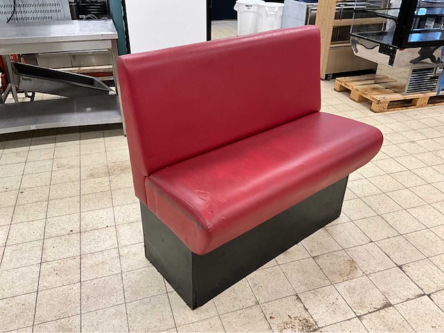 Kunstlederen restaurantbank - afbeelding 3 van  6