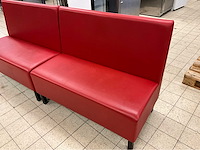 Kunstlederen restaurantbanken (2x) - afbeelding 3 van  7