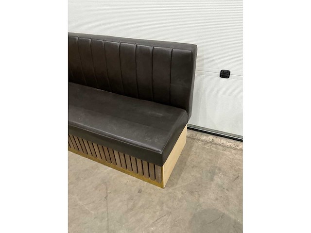 Kunstlederen restaurantbanken (2x) - afbeelding 7 van  9