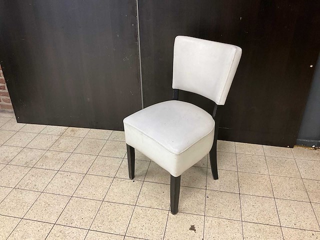 Kunstlederen restaurantstoelen (10x) - afbeelding 1 van  5